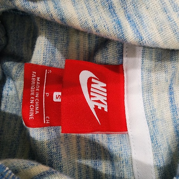 Nike blue and cream full zip up women's size small hoodie - Picture 6 of 7